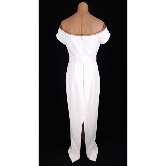 Stella McCartney Lara Stretch-Cady Gown Size 42 US 6 S White Womens $3470 - Picture 7 of 16